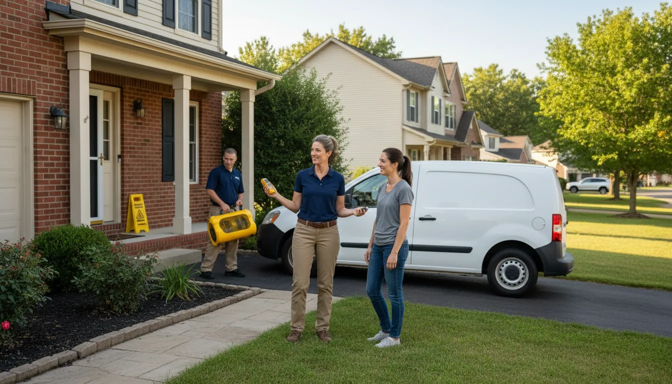 Water restoration image for Dehumidification And Cleanup Services in Powderville, MT